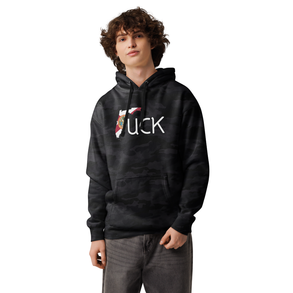 Original UCK Camo Hoodie - White Font