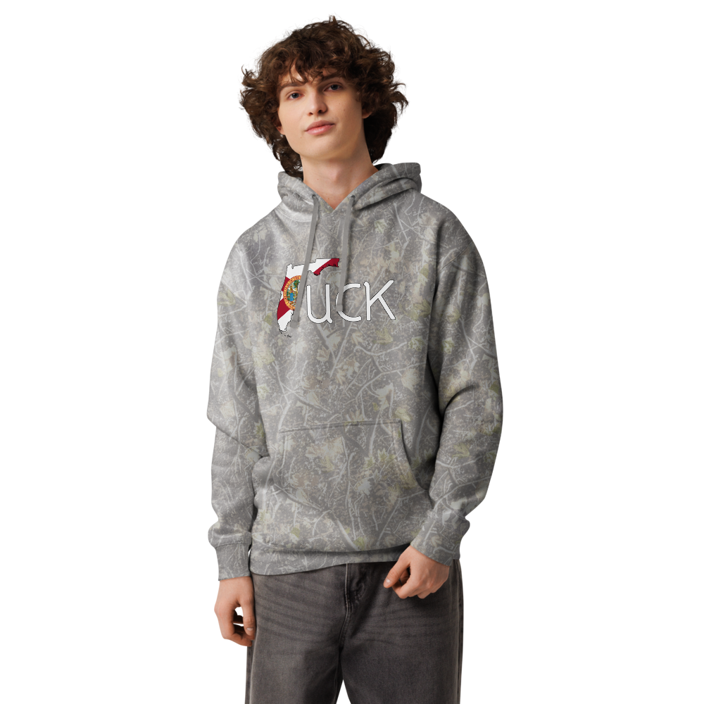 Original UCK Camo Hoodie - White Font