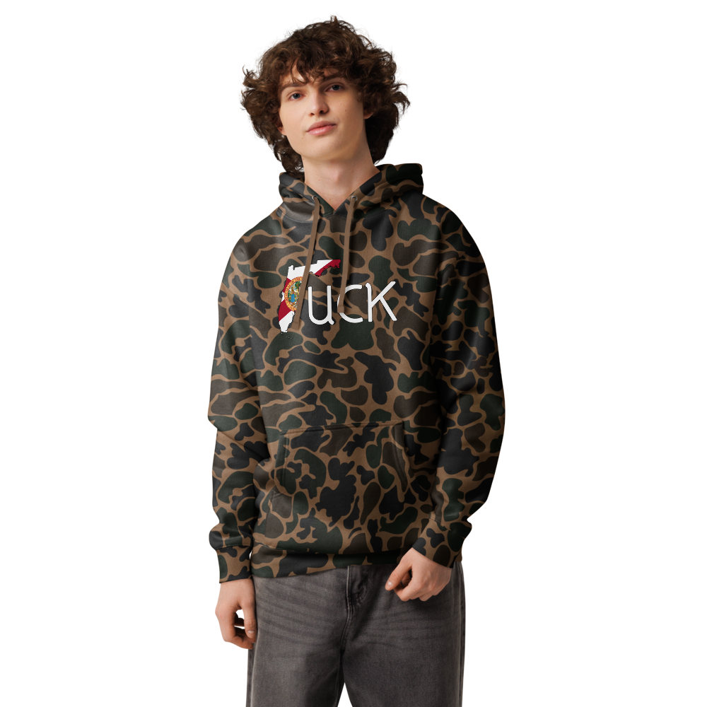 Original UCK Camo Hoodie - White Font