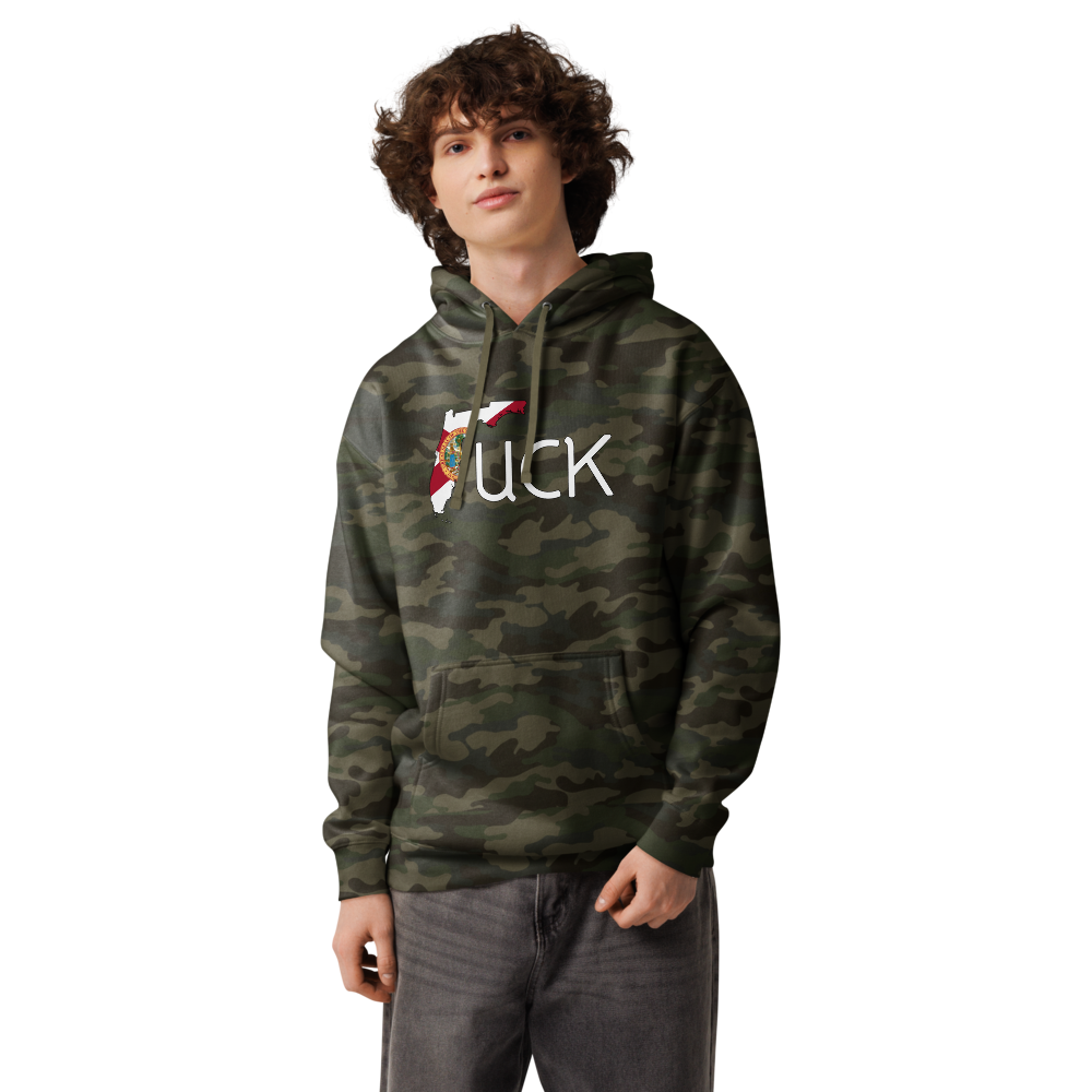 Original UCK Camo Hoodie - White Font