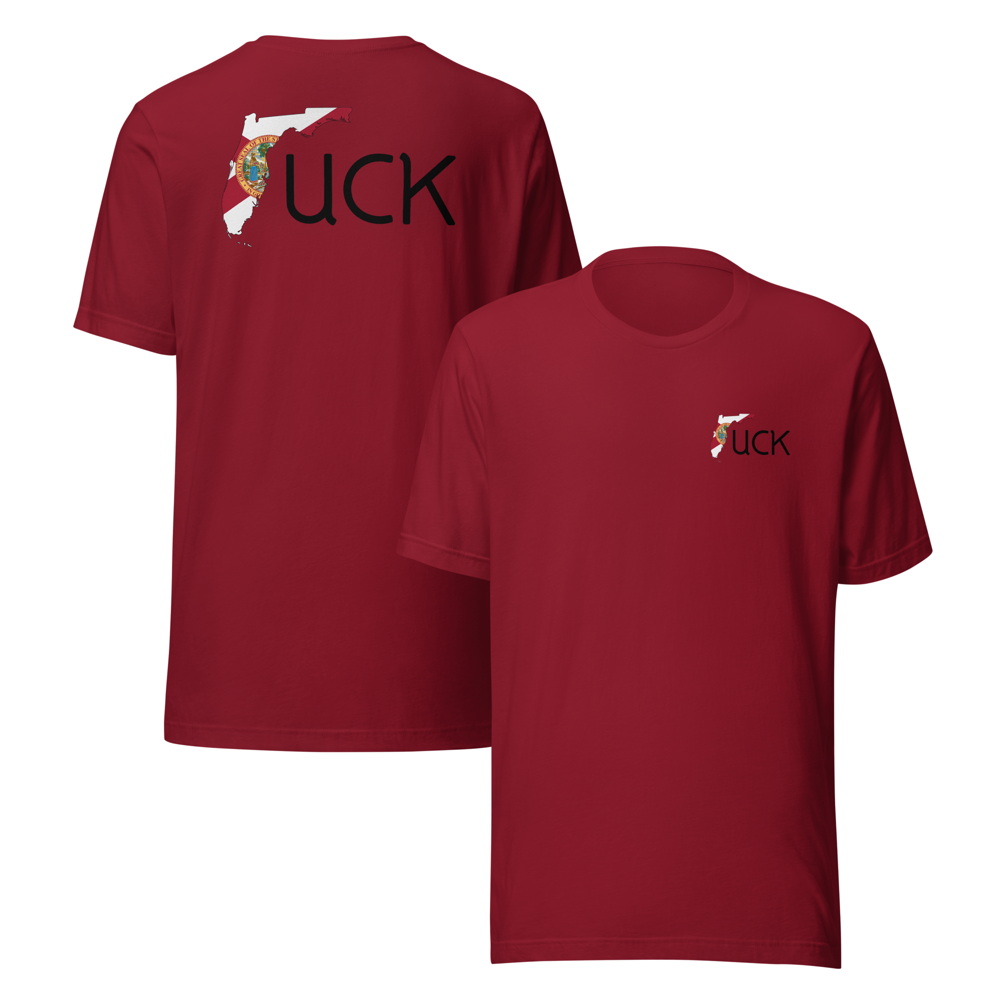 Original UCK t-shirt - Front and Back - Black Font