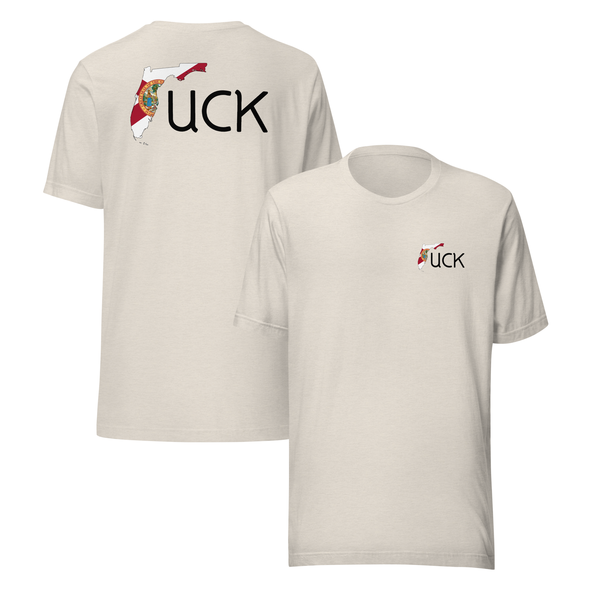 Original UCK t-shirt - Front and Back - Black Font