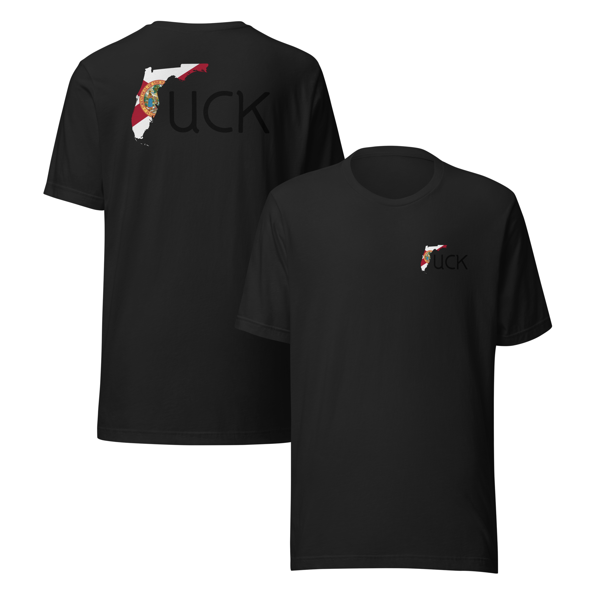 Original UCK t-shirt - Front and Back - Black Font