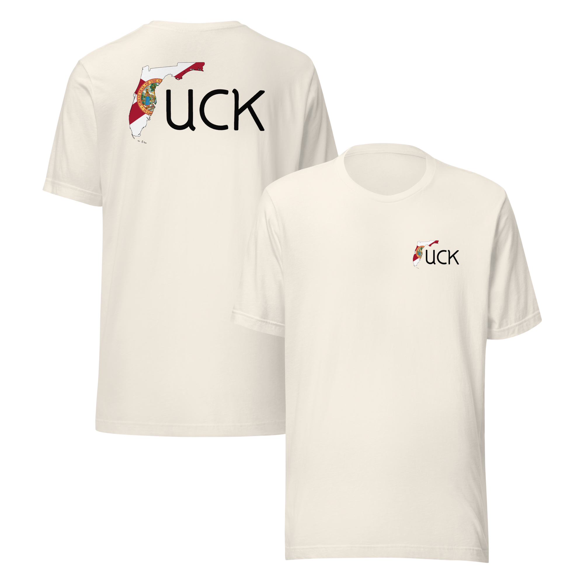 Original UCK t-shirt - Front and Back - Black Font